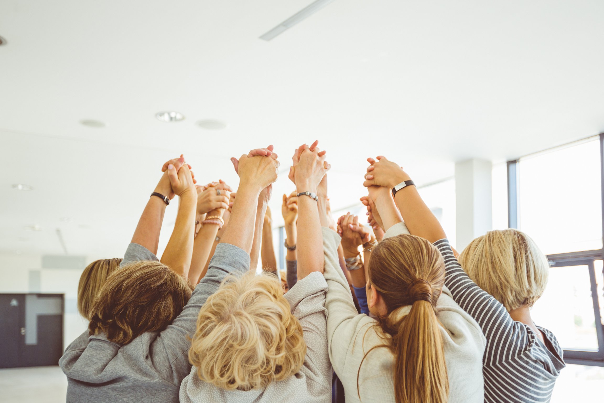 Group of women at the training